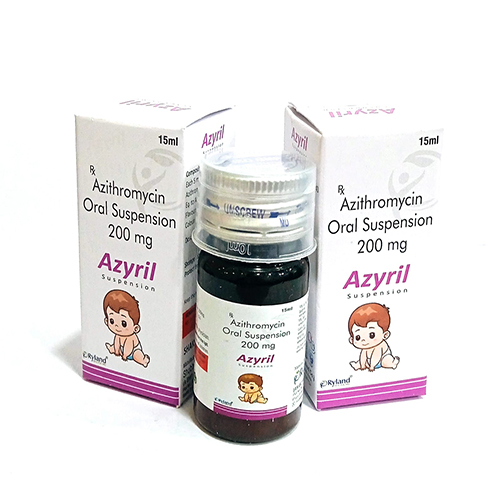 Product Name: Azyril, Compositions of Azithromycin Oral Suspension  are Azithromycin Oral Suspension  - Ryland Health Care