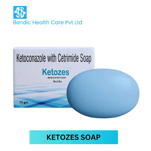 Product Name: Ketozes, Compositions of Ketozes are Ketoconazole With Cetrimade Shop - Bendic Healthcare Private Limited