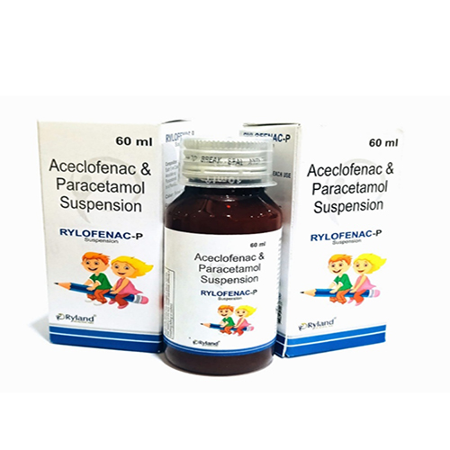 Product Name: Rylofenac P, Compositions of Aceclofenac & Paracetamol Suspension  are Aceclofenac & Paracetamol Suspension  - Ryland Health Care