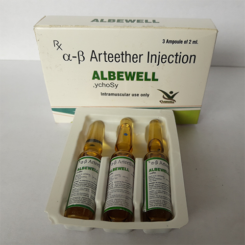 Product Name: ALBEWELL , Compositions of ALBEWELL  are ?-? Arteether Injection  - Orange Biotech Private Limited