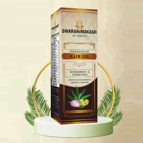 Product Name: Swaranakesh Oil, Compositions of are An Ayurvedic Proprietary Medicine - Swarnimakash Lifesciences Pvt Ltd