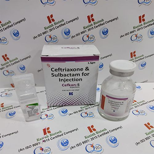 Product Name: Cefkan S, Compositions of Cefkan S are Ceftriaxone & Sulbactam for Injection - Kanish Biotech