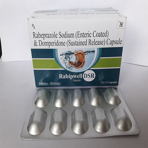 Product Name: Rabipwell DSR , Compositions of Rabipwell DSR  are Rabeprazole Sodium (Enteric Coated) & Domperidone (Sustained Release) Capsule  - Orange Biotech Private Limited