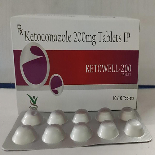 Product Name: KETOWELL 200 , Compositions of KETOWELL 200  are Ketoconazole 200mg Tablets IP  - Everwell Pharma Private Limited