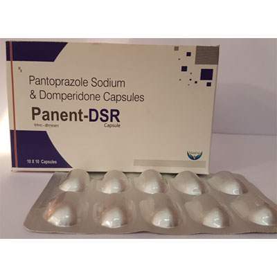 Product Name: PANENT DSR, Compositions of PANENT DSR are Pantoprazole  Sodium And Domperidone Capsules  - Cubic Lifesciences Private Limited