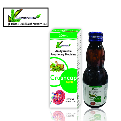 Product Name: Crushcap, Compositions of Potent Litholytic are Potent Litholytic - Lewis Bioserch Pharma Pvt. Ltd