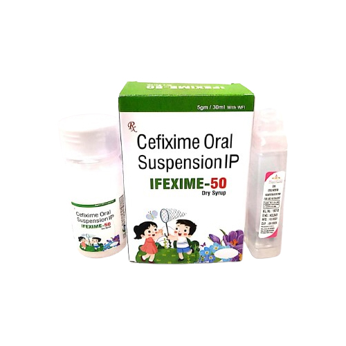 Product Name: IFEXIME 50, Compositions of IFEXIME 50 are Cefixime Oral Suspension IP  - Insta Care Lifesciences