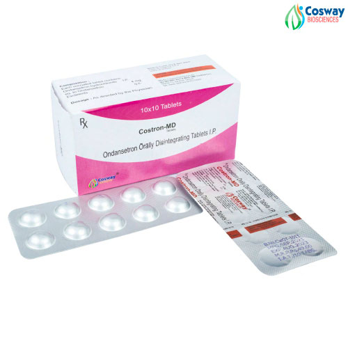 Product Name: Costron MD, Compositions of Costron MD are ONDASETRON ORALLY DISINTEGRATING TAB - Cosway Biosciences