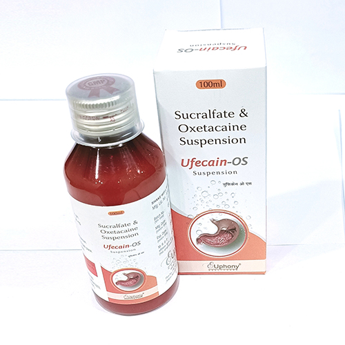 Product Name: Ufecain OS, Compositions of Ufecain OS are Sucralfate & Oxetacaine Suspension - Euphony Healthcare