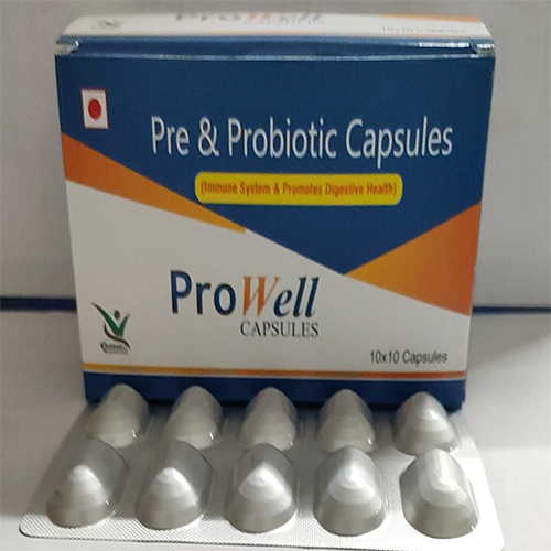 Product Name: ProWell , Compositions of ProWell  are Pre & Probiotic Capsules  - Orange Biotech Private Limited