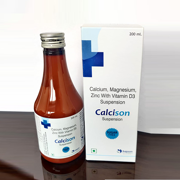 Product Name: Colcison, Compositions of Colcison are calcium Magnesium Zinc With Vitamin D3 Suspension - Sapson Pharma