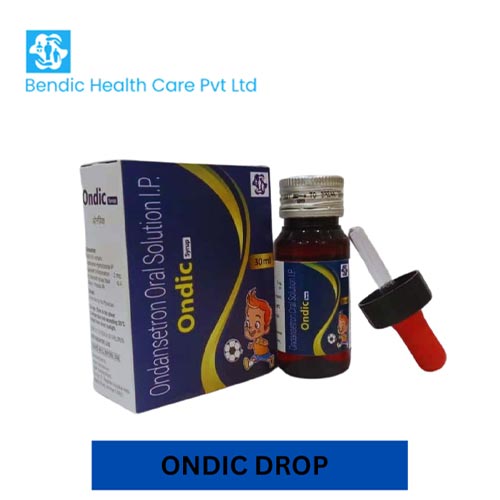 Product Name: ONDIC DROP, Compositions of ONDIC DROP are Ondansetron Oral Solution - Bendic Healthcare Private Limited