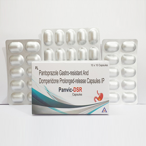 Product Name: Panvic DSR, Compositions of Panvic DSR are Pantprazole Gastro-resistant And Domeperidone Prolonged-release Capsules IP - Avico Healthcare Pvt Ltd