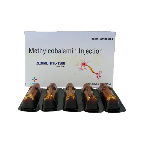 Product Name: PHARMA Zeximethyl 1500, Compositions of PHARMA Zeximethyl 1500 are Methylcobalamin Injection - Zemax Pharma