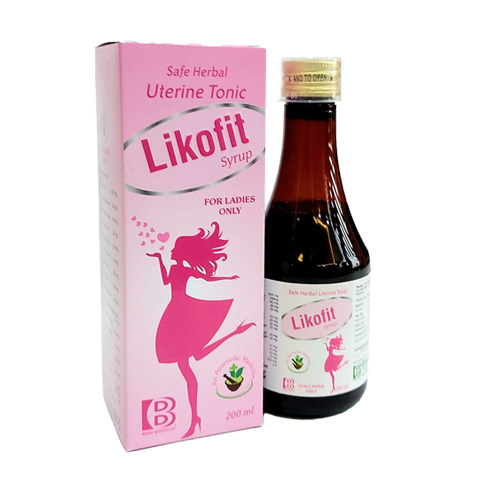 Product Name: Likofit Syrup, Compositions of Likofit Syrup are Safe Herbal Uterine Tonic - Bidu Biotech