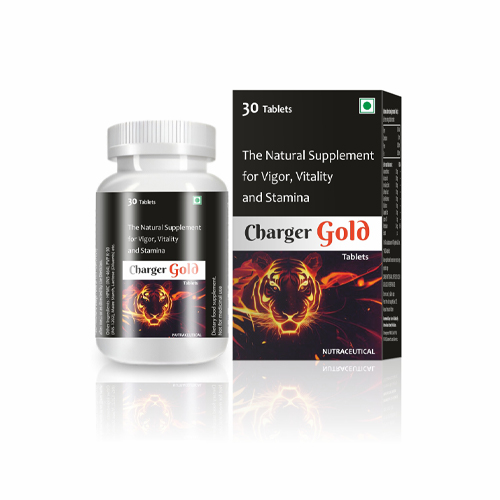 Product Name: Charger Gold, Compositions of Charger Gold are The Natural Supplement for Vigor, Vitality and Stamina - Biodiscovery Lifesciences Private Limited