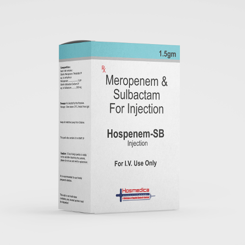 Product Name: HUSPENEM SB, Compositions of HUSPENEM SB are Meropenem & Sulbactam For Injection  - Health Biotech Limited