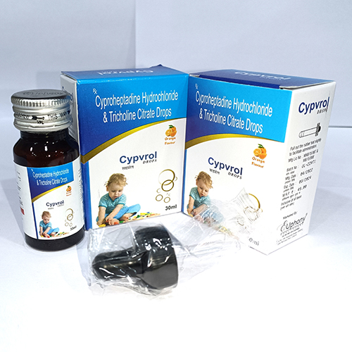 Product Name: cypvrol, Compositions of cypvrol are Cyproheptadine Hydrochloride and Tricholine Citrate Syrup - Euphony Healthcare