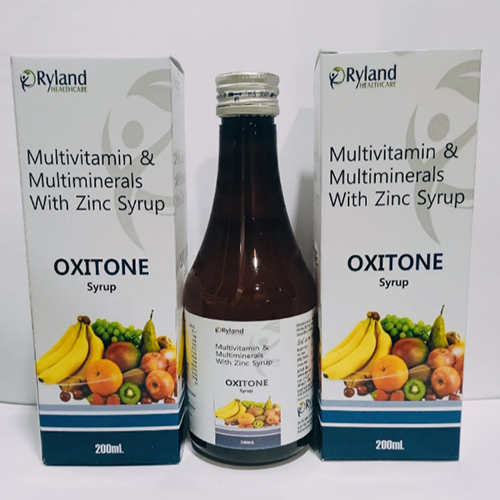 Product Name:  Oxitone , Compositions of Multivitamin & Multiminerals With Zinc Syrup are Multivitamin & Multiminerals With Zinc Syrup - Ryland Health Care