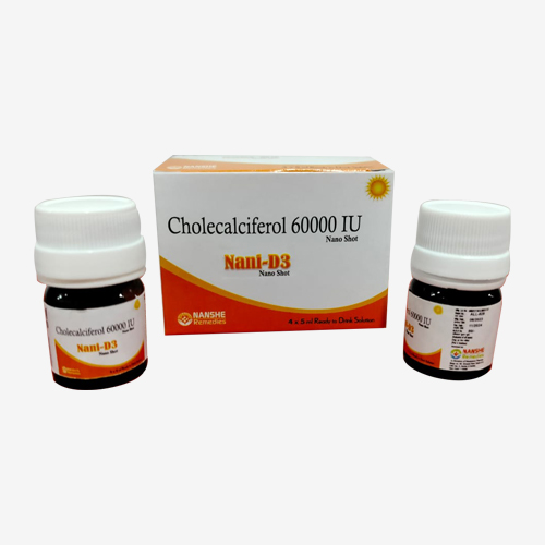 Product Name: NANI D3, Compositions of Cholecalciferol 60000 IU are Cholecalciferol 60000 IU - Access Life Science