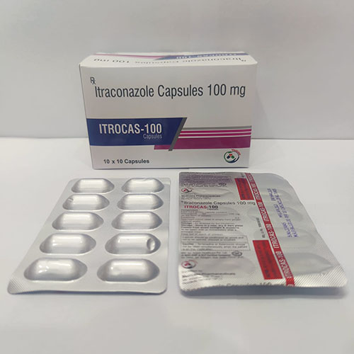 Product Name: Itrocas 100, Compositions of Itraconazole Caplsules 10 mg are Itraconazole Caplsules 10 mg - Medicasa Pharmaceuticals