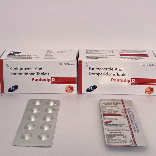 Product Name: Pantodip D, Compositions of Pantoprazole and Domperidone are Pantoprazole and Domperidone - Mondove Biotech Pvt Ltd