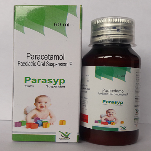 Product Name: Parasyp   Suspension , Compositions of Parasyp   Suspension  are Paracetamol Paediatric Oral Suspension IP  - Orange Biotech Private Limited