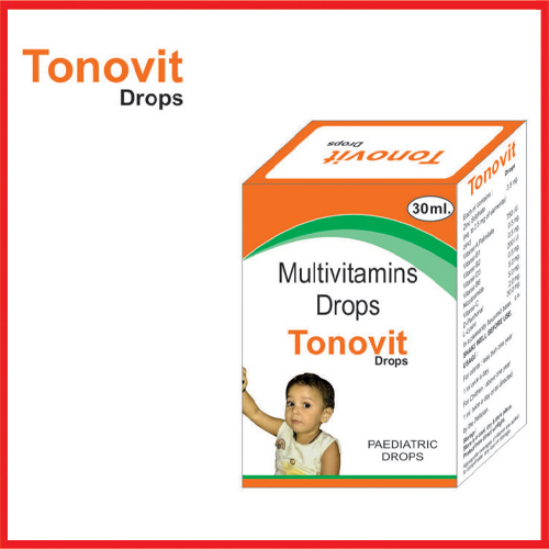 Product Name: Tonovit Drops, Compositions of are Multivitamins Drops - Greef Formulations