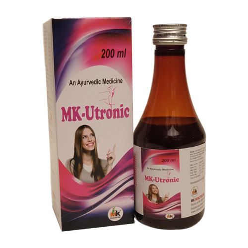 Product Name: MK Utronic, Compositions of An Ayurvedic Medicine are An Ayurvedic Medicine - MK Healthcare