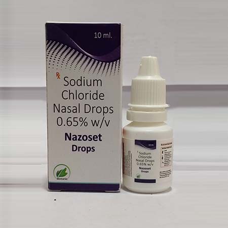 Product Name: Nazoset, Compositions of are Sodium Chloride Nasal Drops - Biotanic Pharmaceuticals