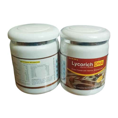 Product Name: Lycorich DHA, Compositions of Lycorich DHA are Protein powder - Mednus Healthcare