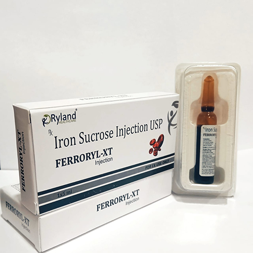 Product Name: FERRORYL XT, Compositions of FERRORYL XT are Iron Sucrose Injection USP - Ryland Health Care