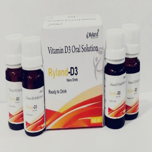 Product Name: Ryland D3 , Compositions of Ryland D3  are Vitamin D3 Oral Solution  - Ryland Health Care