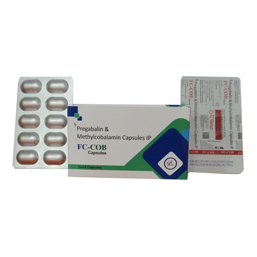 Product Name: FC COB, Compositions of Pregabalin & Methlcobalamin Capsules I.P.  are Pregabalin & Methlcobalamin Capsules I.P.  - Access Life Science