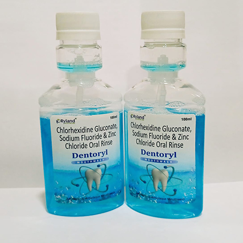 Product Name:  Dentoryl, Compositions of are Chlorhexidine Gluconate, Sodium Fluoride & Zinc Chloride Oral Rinse - Ryland Health Care