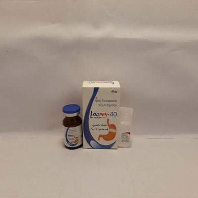 Product Name: Ikvapen 40 Injection, Compositions of Ikvapen 40 Injection are Sterile Pantoprazole Sodium injection - Ikvans Pharma