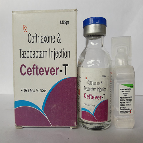 Product Name: Ceftever T , Compositions of Ceftever T  are Ceftriaxone & Tazobactam Injection  - Everwell Pharma Private Limited