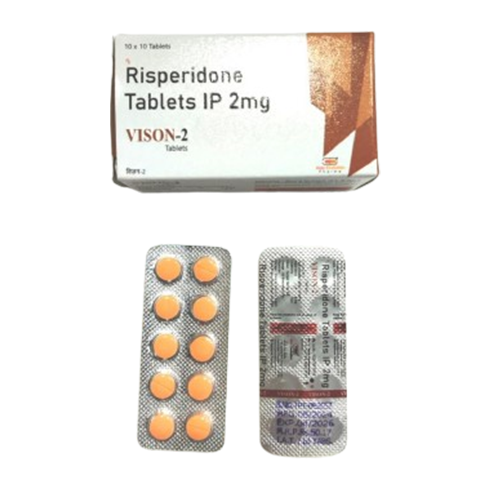 Product Name: Vison 2, Compositions of Vison 2 are Risperidone Tablets Ip 2mg  - Holy Evolution Pharma