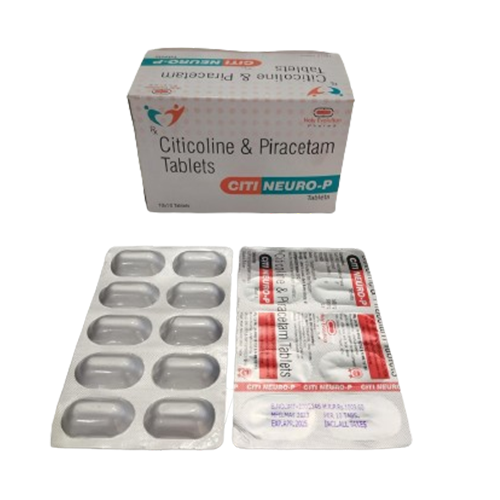 Product Name: Citi Neuro P, Compositions of are Citicoline & Piracetam Tablets - Holy Evolution Pharma