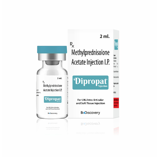 Product Name: Dipropat, Compositions of Dipropat are Methylprednisolone Acetate Injection I.P - Biodiscovery Lifesciences Private Limited