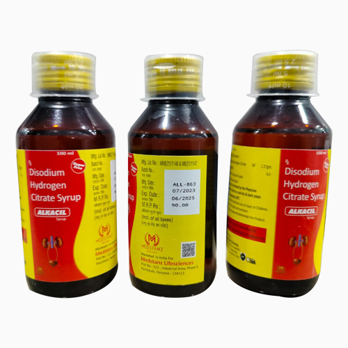 Product Name: ALKACIL, Compositions of Disodium Hydrogen Citrate Syrup are Disodium Hydrogen Citrate Syrup - Access Life Science