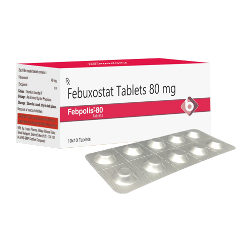 Product Name: , Compositions of  are Febuxostat Tablets 80 mg  - Biopolis Lifesciences Private Limited