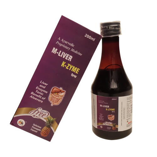 Product Name: M LIVER K ZYME, Compositions of M LIVER K ZYME are A. Ayurvedic Proprietary Medicine - MK Healthcare