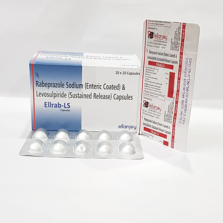 Product Name: Ellrab LS, Compositions of Ellrab LS are Rabeprazole Sodium (EC) & Domeperidone (SR) Capsules - Ellanjey Lifesciences