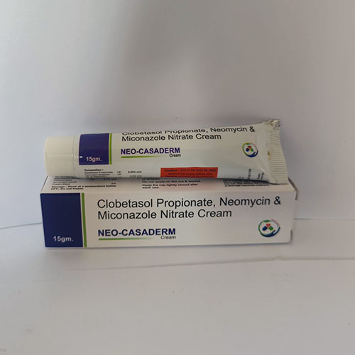 Product Name: Neo CasaDerm, Compositions of Clobetasol Propionate,Neomycin,Miconazole Nitrate  are Clobetasol Propionate,Neomycin,Miconazole Nitrate  - Medicasa Pharmaceuticals