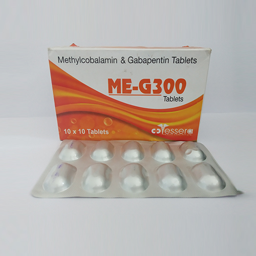 Product Name: ME G300, Compositions of ME G300 are Methylcobalamin & Gabapentin Tablets - Medifame Biotech