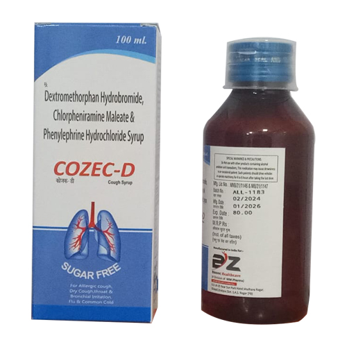 Product Name: COZEC L, Compositions of Dextromethophan Hydrobromide, Chlopheniramine Maleate & Phenylephrine Hydrochloride syrup  are Dextromethophan Hydrobromide, Chlopheniramine Maleate & Phenylephrine Hydrochloride syrup  - Access Life Science