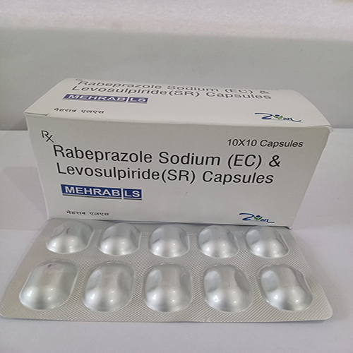 Product Name: MEHRAB LS , Compositions of are Rabeprazole Sodium  (EC ) & Levosulpiride (SR) Capsules  - Arlig Pharma