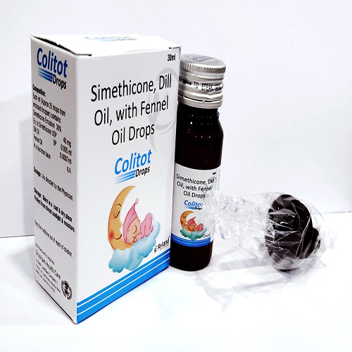 Product Name: Colitot Drops , Compositions of Simethicone, Dill Oil with Fennel Oil Drops  are Simethicone, Dill Oil with Fennel Oil Drops  - Ryland Health Care