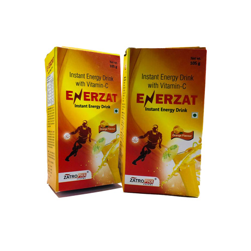 Product Name: ENERZAT, Compositions of ENERZAT are Instant Energy Drink with Vitamin-C - Zatropha Pharma